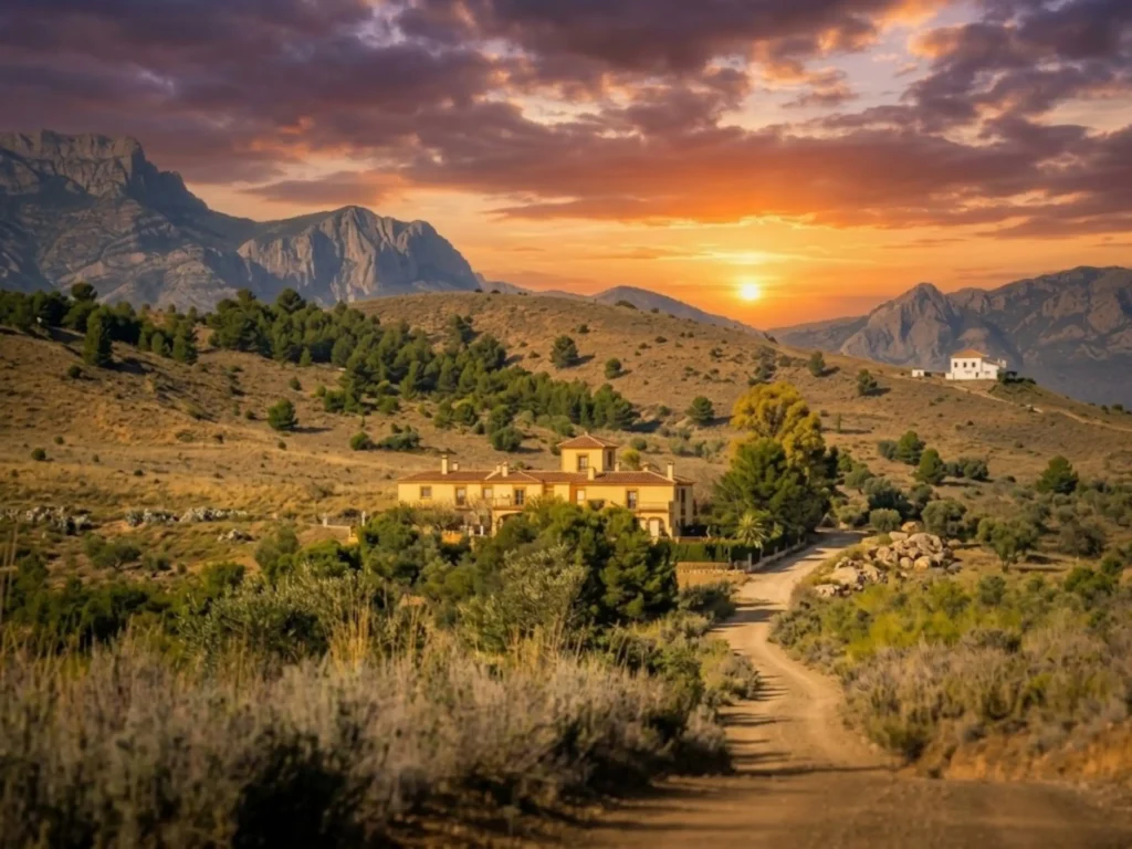 Finca con 800.000 metros y caserio en plena montaña de Lorca